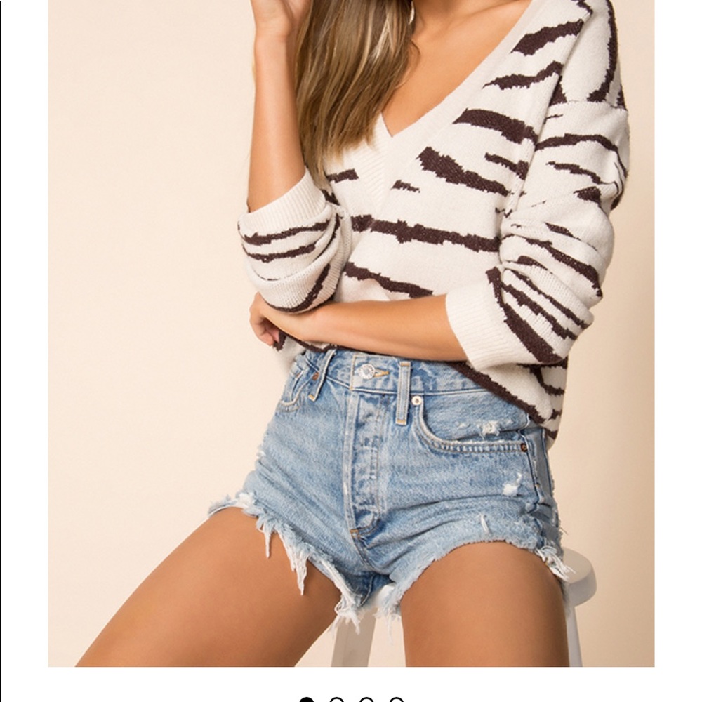 Super down zebra sweater
